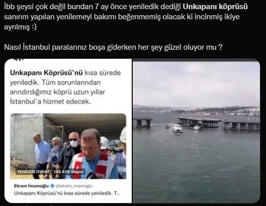 Son dakika | İstanbul’da Unkapanı Köprüsü bugün yine ayrıldı! Alarmın rengi kırmızı! Tekrar kapatıldı