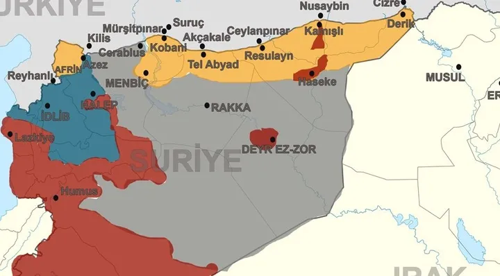 Suriye haritası son durum nasıl? - Resulayn nerede? Resulayn haritadaki yeri nedir? - 1