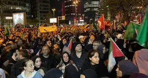 Binlerce kişi Gazze için toplandı