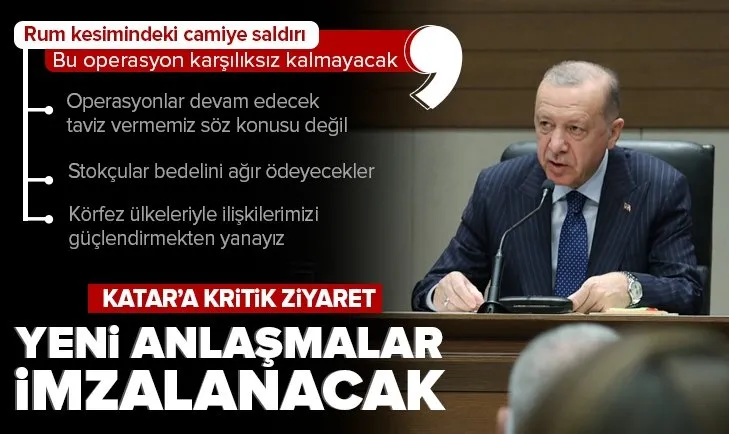 Son dakika: Başkan Erdoğan’dan Katar ziyareti öncesi önemli açıklamalar