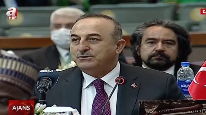 Dışişleri Bakanı Mevlüt Çavuşoğlu'dan İslam İşbirliği Teşkilatı toplantısında flaş açıklamalar: Ukrayna'daki savaş çifte standardı göz önüne serdi