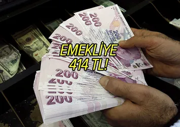 Teklif yapıldı: Emekliye 414 TL ek zam!