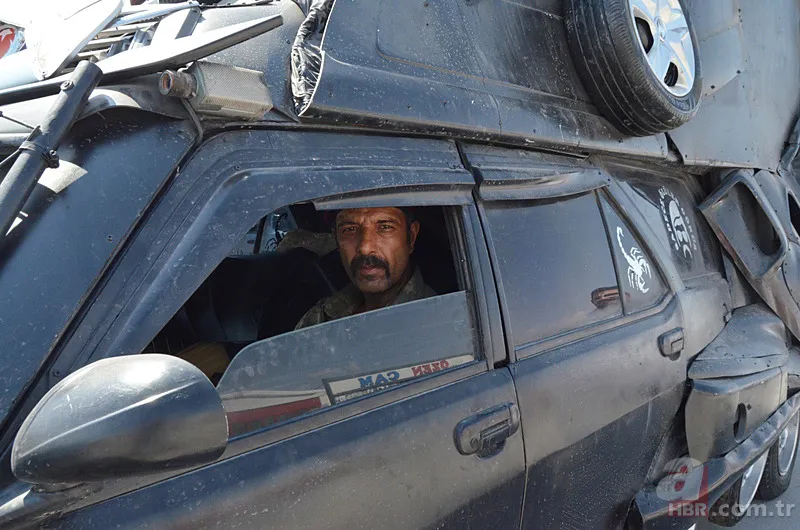 Bilim kurgu filmlerini andıran araba! Aksaraylı vatandaşın yaptığı modifiye şaşkına çevirdi 5