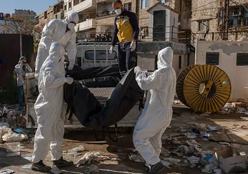 Şam'da kan donduran görüntüler: İlaç deposundan ceset kalıntıları çıktı