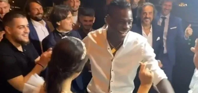 Mario Balotelli’den düğünde çiftetelli şovu