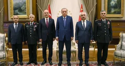 Başkan Erdoğan, İçişleri Bakanı Soylu ve beraberindeki heyeti kabul etti