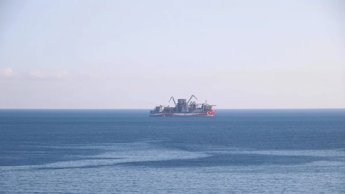 Abdülhamid Han Sondaj Gemisi Filyos'ta! Sakarya Gaz Sahası'nda görev alacak