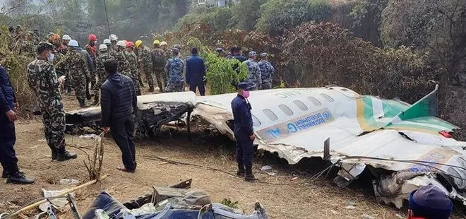 Nepal’de düşen yolcu uçağında can kaybı 72’ye yükseldi