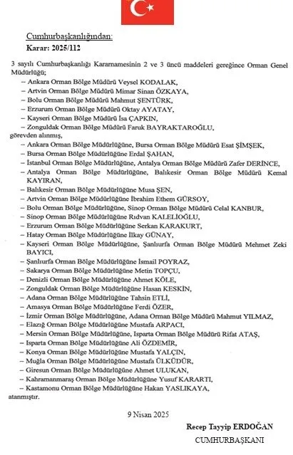 Cumhurbaşkanlığı politika kurullarına atamalar Resmi Gazete'de! 10 ayrı kurula toplam 140 isim