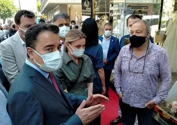 Ali Babacan'a esnaf ziyaretinde “Davanı sattın” tepkisi: Bin tane oyum olsa bir tanesini vermem