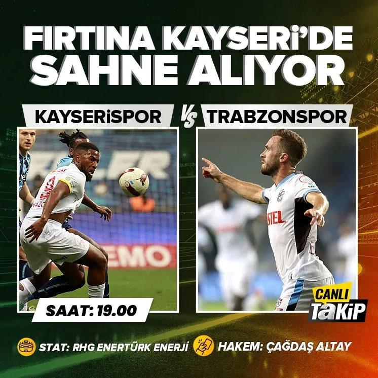 Kayserispor - Trabzonspor | Canlı