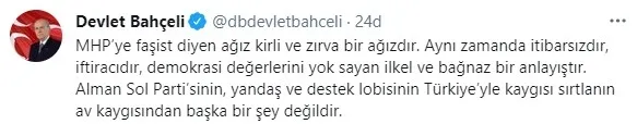 MHP Genel Başkanı Devlet Bahçeli'den son dakika açıklamaları: Alman Sol Partisi’nin Kandil ve Pensilvanya’yla bağı... - 4