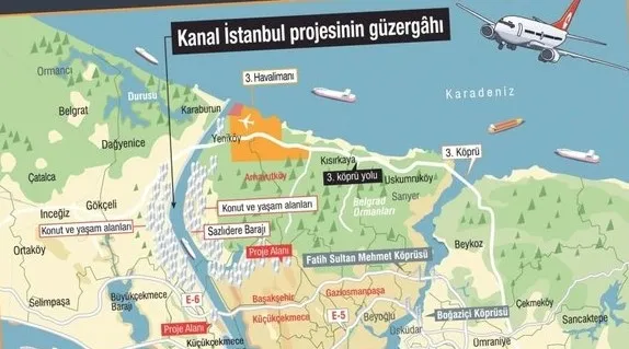 Kanal İstanbul’da ilk köprünün temeli haziran sonunda atılacak