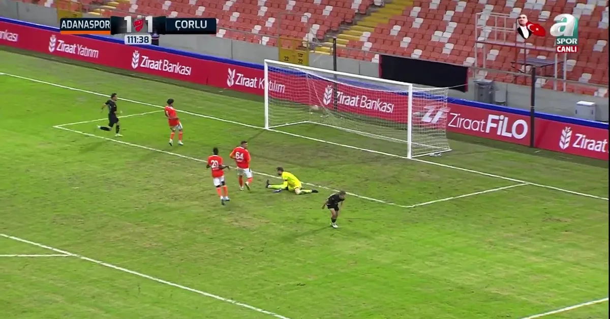 GOL | Adanaspor 1 - 2 Çorluspor 1947