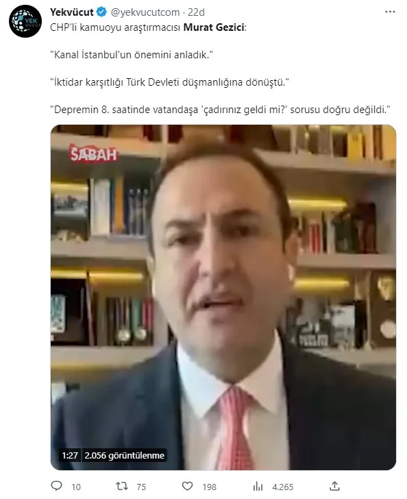 CHP'li kamuoyu araştırmacısı Murat Gezici'den dikkat çeken deprem ve Kanal İstanbul sözleri! Gerçekleri işte böyle tek tek saydı - 7