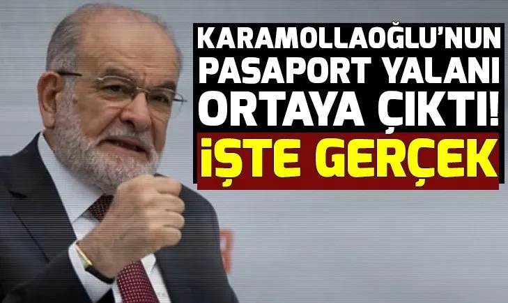 Temel Karamollaoğlu’nun ’pasaport’ iddiasına yalanlama