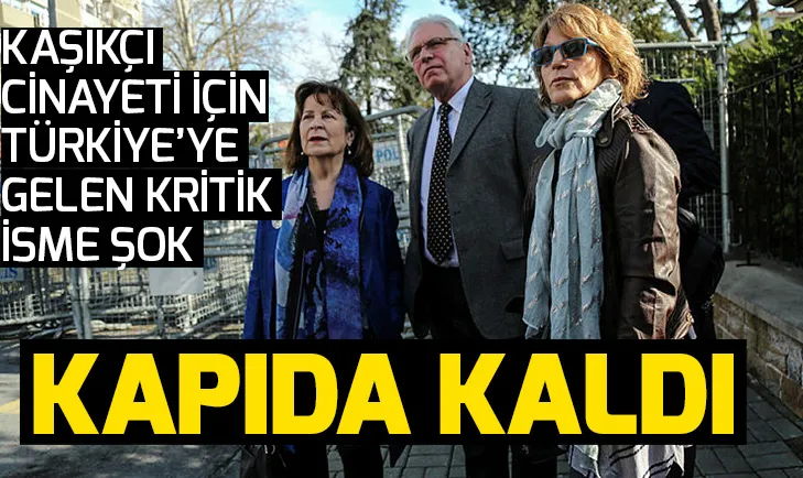 Son dakika: Cemal Kaşıkçının öldürüldüğü yere gelen BM Özel Raportörüne şok