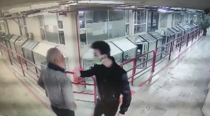 Şişli'de saldırdığı esnafı 12. kattan aşağı attı! Dehşet dolu anlar böyle kameraya yansıdı