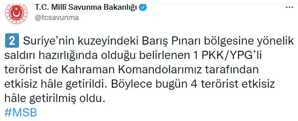Son dakika: Irak'ın kuzeyinde 2 terörist Zap'ta ise 1 terörist etkisiz hale getirildi! MİT ve TSK'dan İHA destekli operasyon - 4