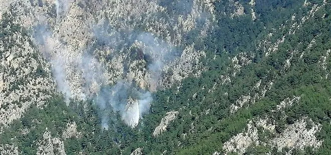 Son dakika: Osmaniye’de orman yangını! Helikopterle havadan müdahale edildi
