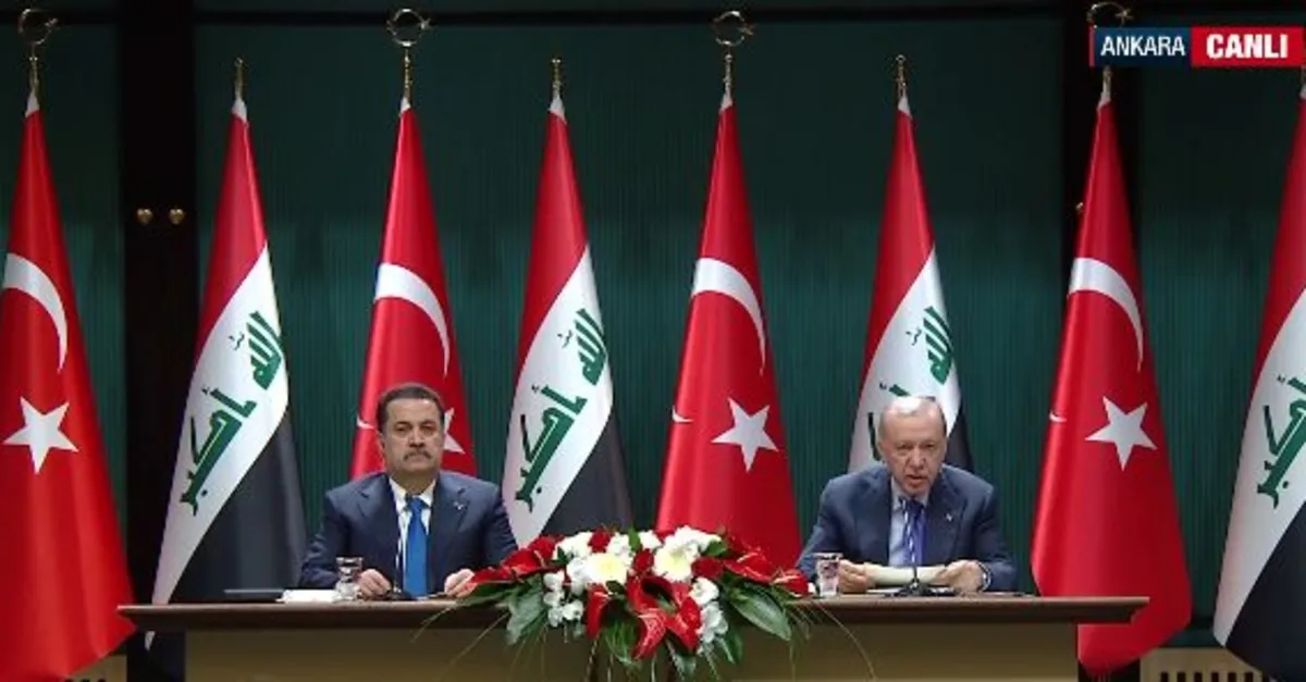 Türkiye-Irak zirvesi: Terörle mücadele ve ekonomik işbirliğinde yeni dönem
