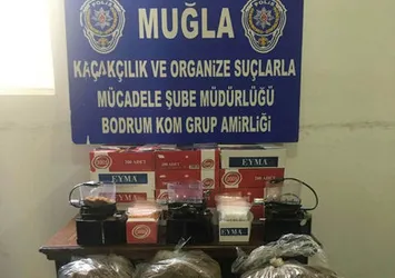 Bodrum’da 10 bin adet kaçak sigara ele geçirildi