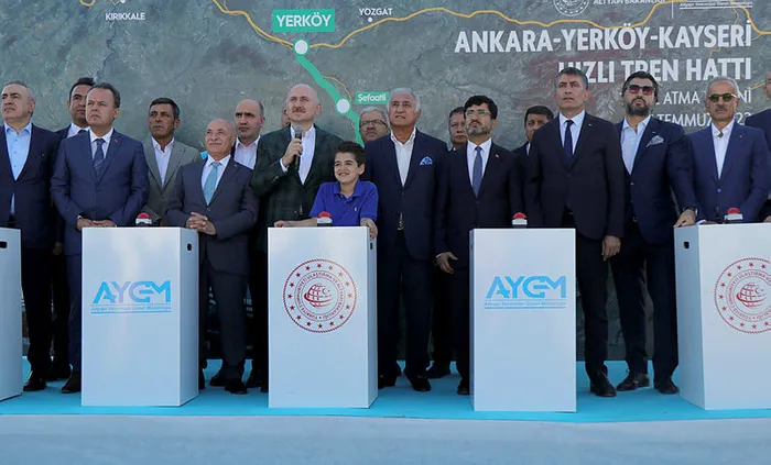 Ankara-Yerköy-Kayseri Hızlı Tren Hattı temeli atıldı! Başkan Erdoğan’dan önemli açıklamalar