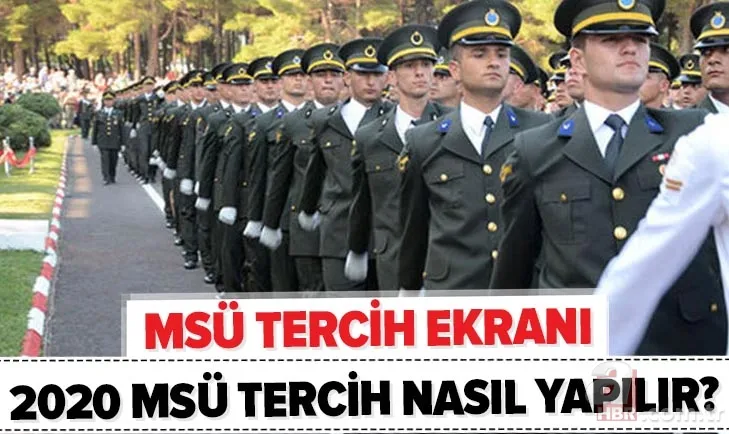 personeltemin.msb.gov.tr: MSÜ tercih ekranı! 2020 Milli Savunma Üniversitesi tercihleri nereden, nasıl yapılır? 1
