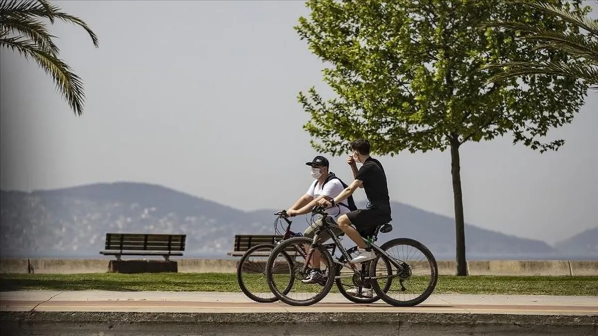 Kırklareli'nde bisikletlerin pedalları kalp sağlığı için döndü
