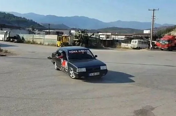 Karabük'te drift yapan sürücüye 10 bin lira ceza kesildi - 1