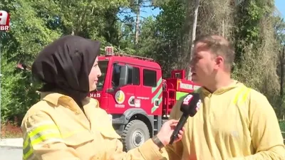 Ormanların kahramanı yangın işçileri...