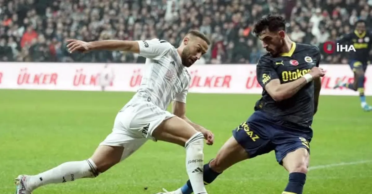 Beşiktaş - Fenerbahçe derbisinden kareler