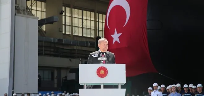 Son dakika: Başkan Erdoğan’dan Hızırreis Denizaltısı Havuza Çekme ve Selmanreis Denizaltısı İlk Kaynak Töreni’nde önemli açıklamalar