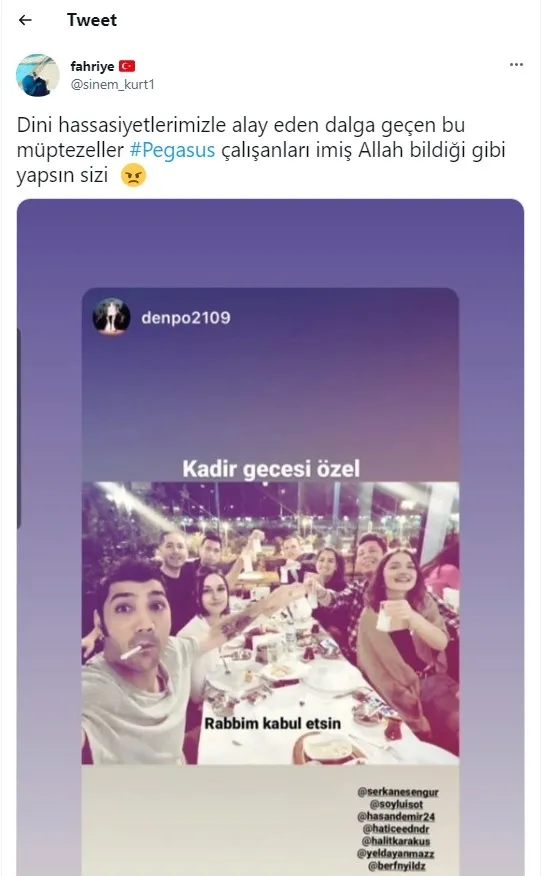 Pegasus çalışanlarından İslam inancına büyük saygısızlık! Kadir Gecesi çileden çıkaran paylaşım