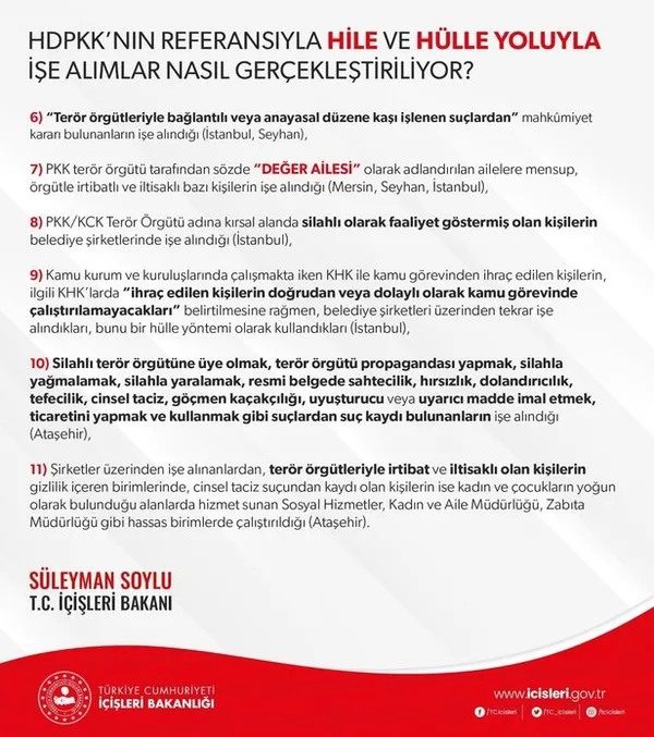 Son dakika: İBB’ye terör soruşturması! İçişleri Bakanlığından Sözcü Yazarı Saygı Öztürk’ün iftiralarına jet yanıt