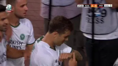 GOL |  Konyaspor 1-0 Vaduz