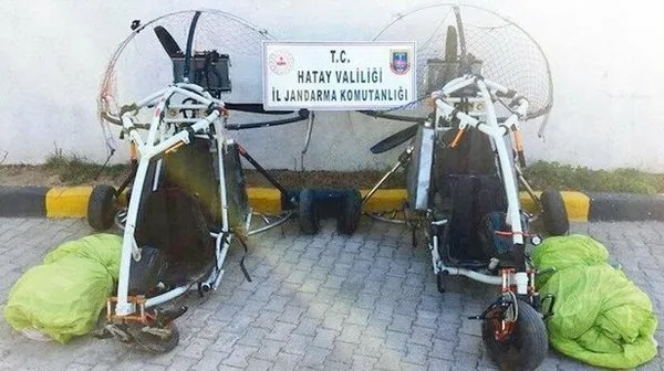 Hatay'da paramotor faaliyetleri 6 ay yasaklandı! PKK'lı teröristler Münbiç'ten uçarak gelmişlerdi - 1