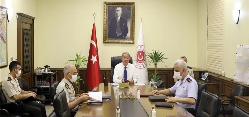 Son dakika: MSB'de Afganistan toplantısı! Milli Savunma Bakanı Hulusi Akar: Önceliğimiz personelin güvenliği