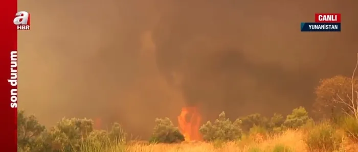 Yunanistan’daki orman yangınları söndürülemiyor! Yunanistan Başbakanı Kiryakos Miçotakis’ten umutsuz açıklamalar