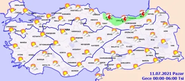 Meteoroloji hava durumu | İstanbul'da bugün hava nasıl olacak? 10 Temmuz Cumartesi hava durumu - 7