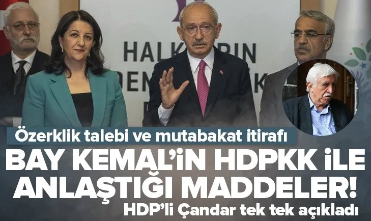 İşte HDP ile Kılıçdaroğlu’nun anlaşması!
