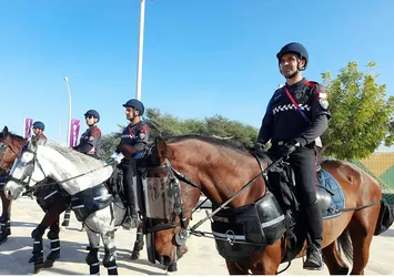 Dünya Kupası'ndaki Türk polisine yoğun ilgi: Fotoğraf çektirmek için sıraya giriyorlar