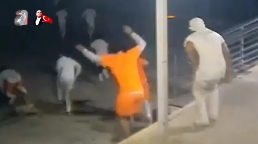 Hapishaneden kaçış anbean kamerada!
