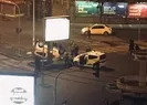 Taksiciler boş yolda kafa kafaya çarpıştı