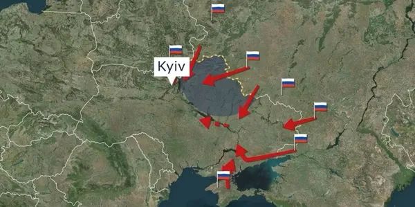Rusya Ukrayna’yı böyle işgal edecek! İlk haritalar yayınlandı! Plan belli oldu...