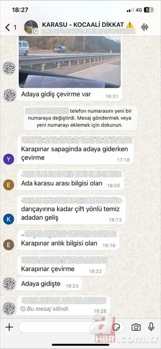 Sakarya’da akılalmaz olay! Kurdukları WhatsApp grubunda uygulama noktalarını paylaştılar 9
