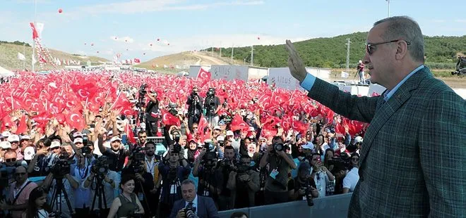 Başkan Erdoğan: Bugün tarih yazıyoruz