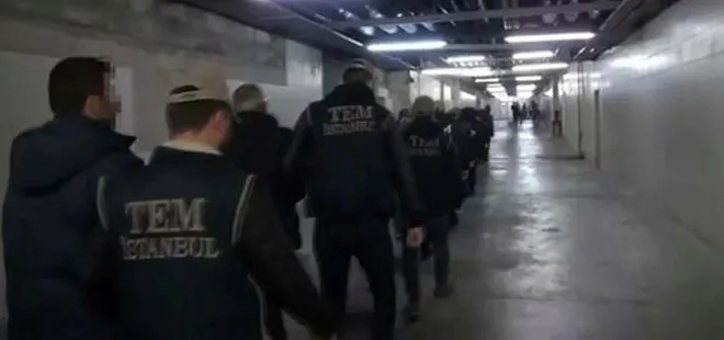 İstanbul merkezli DHKP-C operasyonunda yakalanan 12 şüpheli adliyede
