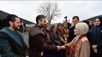 Emine Erdoğan'dan "Kuruluş Orhan" setine iftar ziyareti
