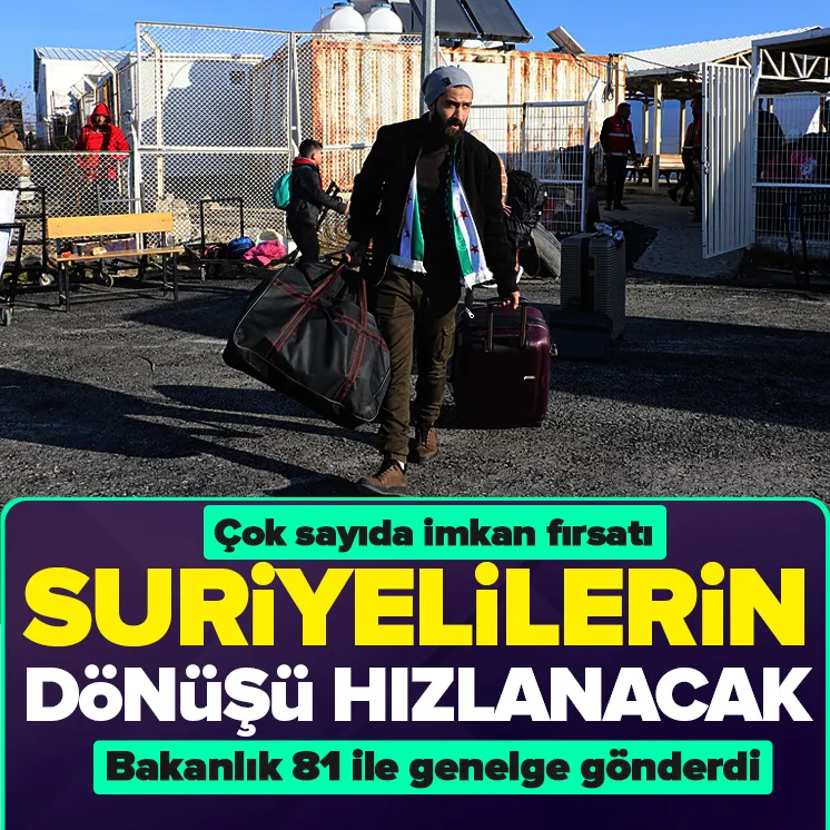 Suriyelilerin geri dönüşünü hızlandıracak hamle